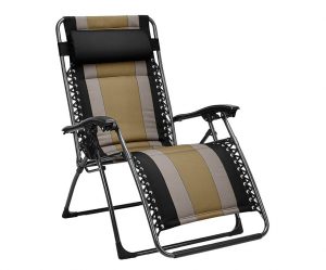sillas de jardin silla acolchada color negro